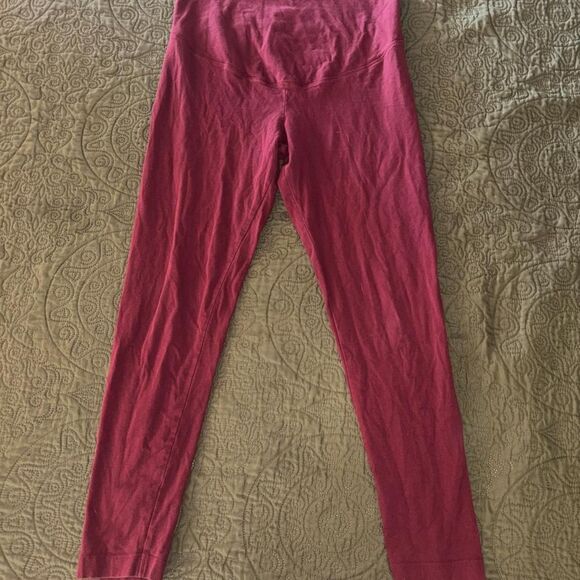 Old Navy Pants - Old-navy-maternity Women's Burgundy and Red Leggings